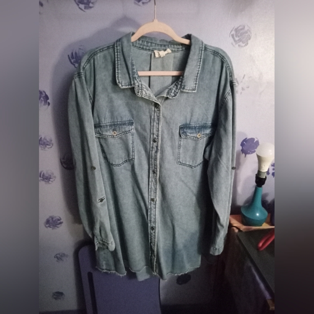 Umgee Blue Denim Dress